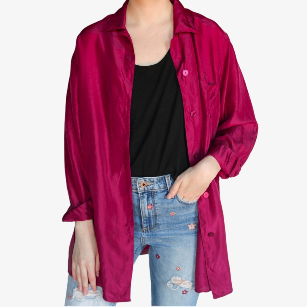 Diane Von Furstenberg Color Authority Silk Blouse